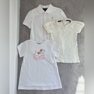 Girls size 6 set of 3 Blouses
